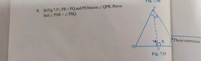 Q bisects pr pq 3y and pr 42