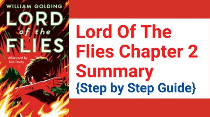 Lord of the flies chapter 1-4 summary