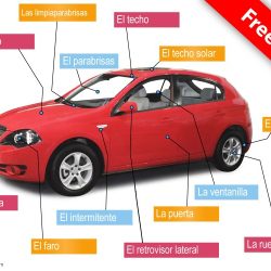 Partes del carro en inglés y español