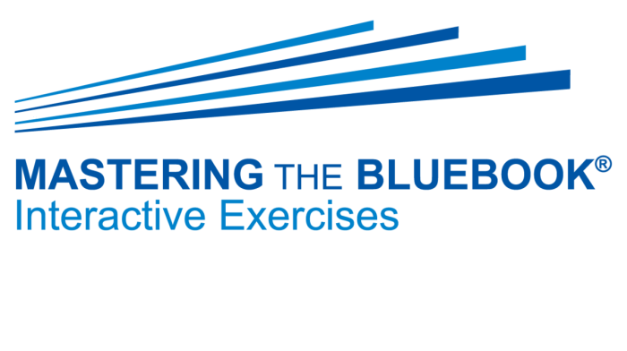 Mastering the bluebook interactive exercises