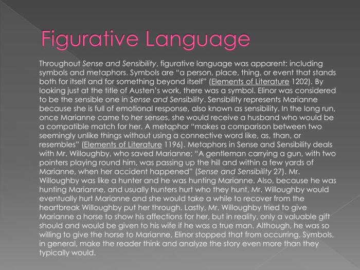 Figurative language in pride and prejudice