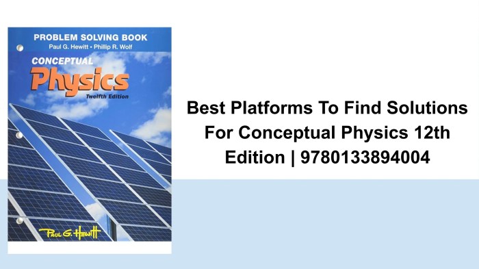 Conceptual physics by paul hewitt 12th edition